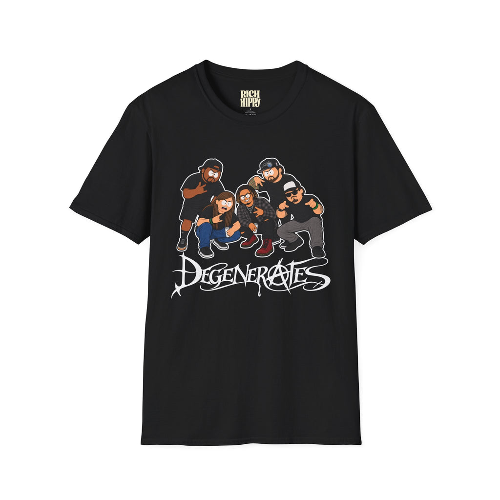 Rich Hippy Degenerates Tee - Vintage Graphic T-Shirt