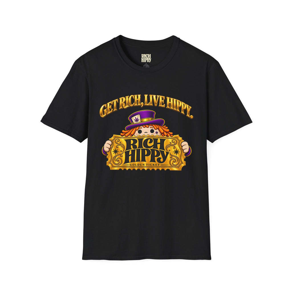 Rich Hippy Golden Ticket Tee - Vintage Graphic T-Shirt
