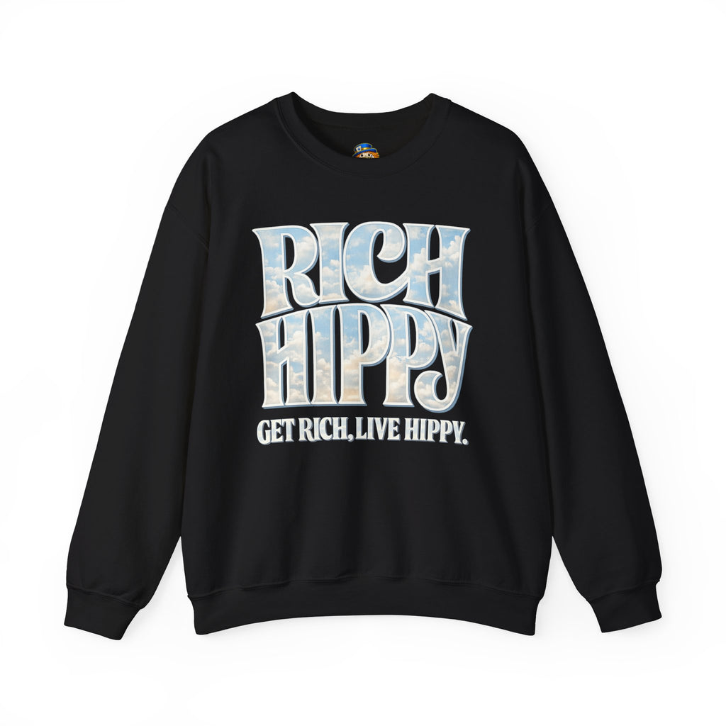 Rich Hippy Sky Logo Crewneck Sweatshirt – Vintage Streetwear Fleece