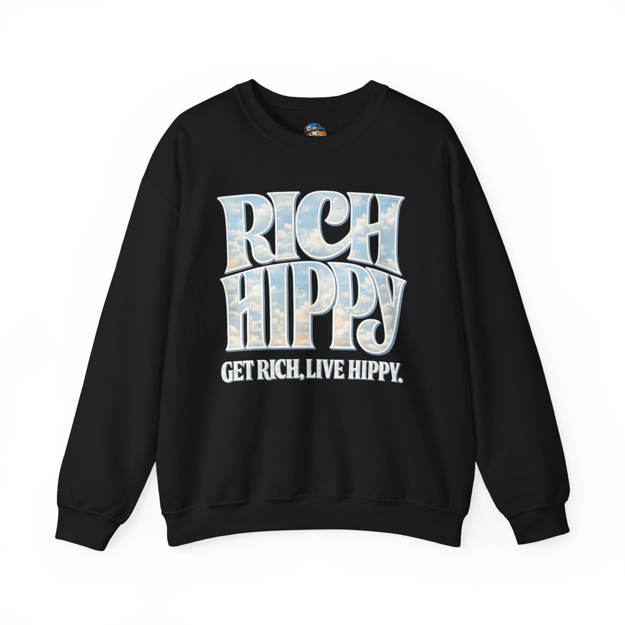 Rich Hippy Sky Logo Crewneck Sweatshirt – Vintage Streetwear Fleece